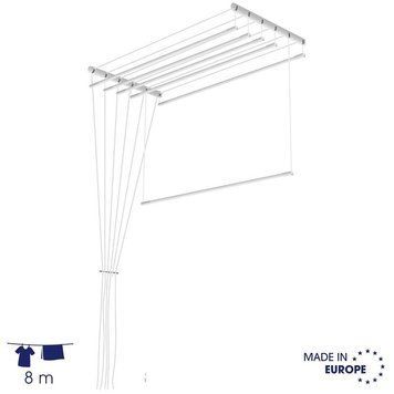 Сушарка для білизни настінно-стельова Casa Si Perfect Dry 5 x 1.6m White (CS42260V05) DAS303765 фото