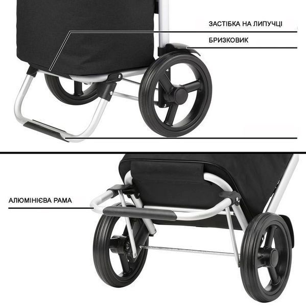 Cумка-візок ShoppingCruiser Allround Black (650064) 930022 фото