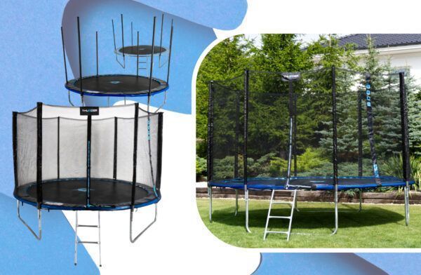Батут THUNDER OUTSIDE PRO 12FT блакитний 366 см OUTSIDE-PRO-12FT-BLUE фото