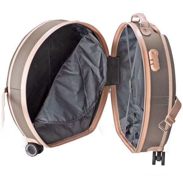 Валіза Semi Line 20" (S) Brown/Pink Cream (T5673-2) DAS302678 фото