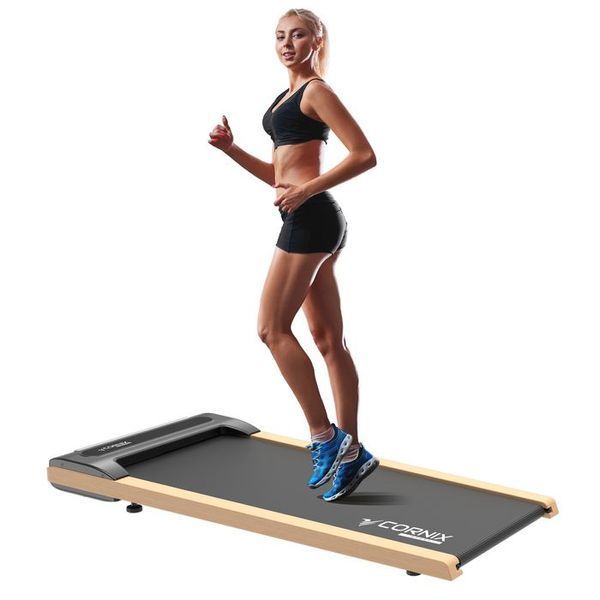 Бігова доріжка Cornix Diana Walking Pad Oak Wood &mdash; компактний та стильний тренажер для дому TM-DIANA фото