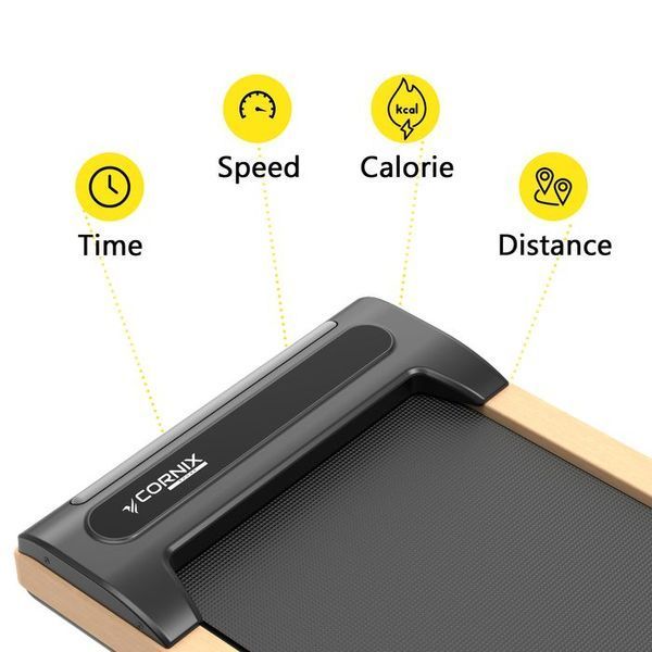 Бігова доріжка Cornix Diana Walking Pad Oak Wood &mdash; компактний та стильний тренажер для дому TM-DIANA фото