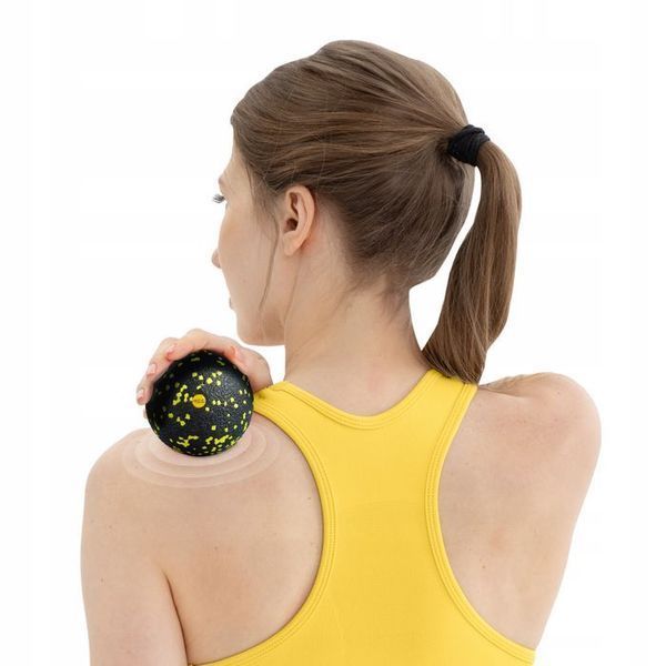 Масажний м'яч 4FIZJO EPP Ball 12 Black/Yellow (P-5907222931271) 142293-2692 фото