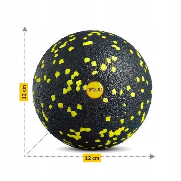 Масажний м'яч 4FIZJO EPP Ball 12 Black/Yellow (P-5907222931271) 142293-2692 фото