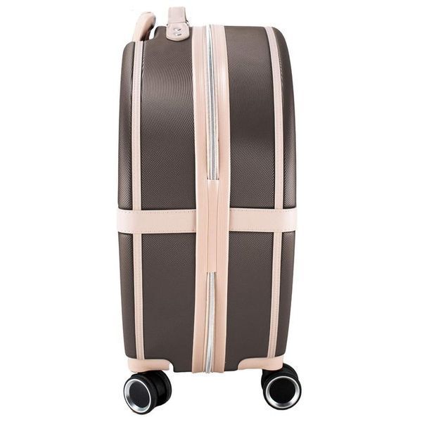 Валіза Semi Line 20" (S) Brown/Pink Cream (T5673-2) DAS302678 фото