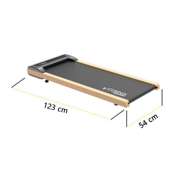 Бігова доріжка Cornix Diana Walking Pad Oak Wood &mdash; компактний та стильний тренажер для дому TM-DIANA фото