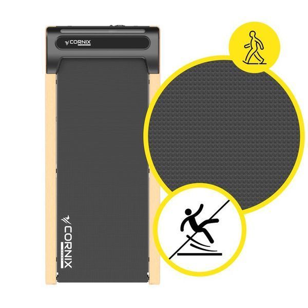 Бігова доріжка Cornix Diana Walking Pad Oak Wood &mdash; компактний та стильний тренажер для дому TM-DIANA фото