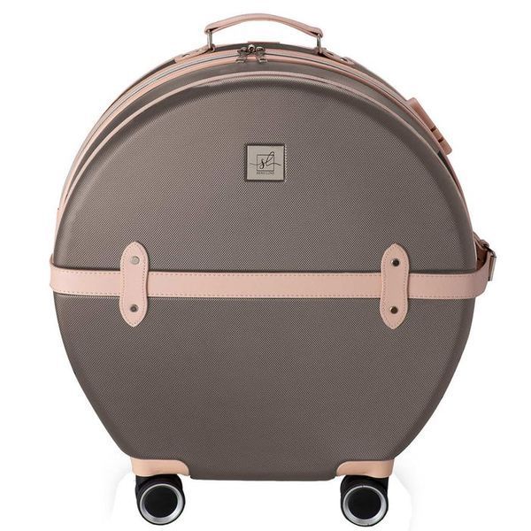 Валіза Semi Line 20" (S) Brown/Pink Cream (T5673-2) DAS302678 фото
