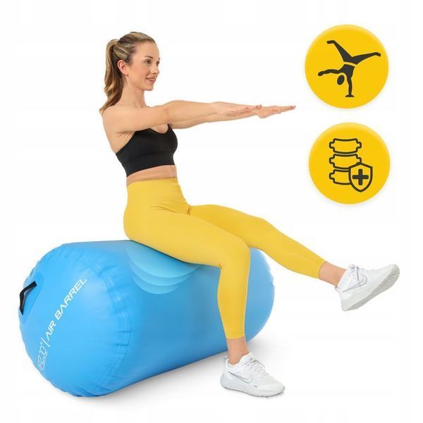 Повітряна бочка для гімнастики 4FIZJO Air Barrel 100 x 75 см Blue (P-5905973403115) P-5905973403115 фото