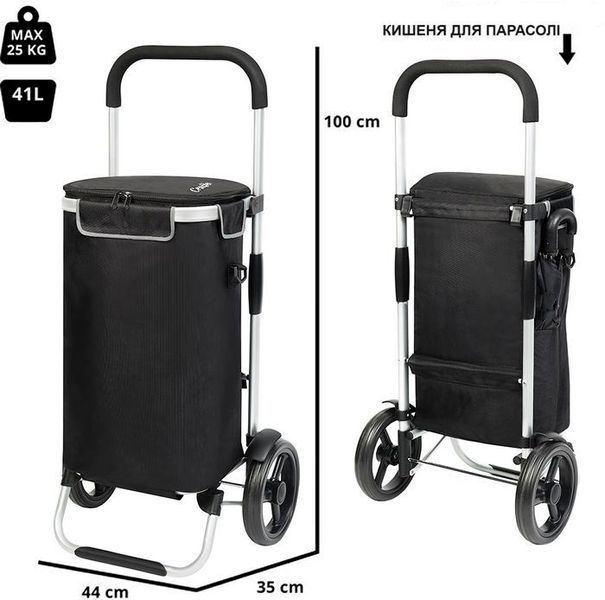 Cумка-візок ShoppingCruiser Allround Black (650064) 930022 фото