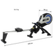 Гребний тренажер аеромагнітний York Fitness Turbine 00014961560404 фото 7