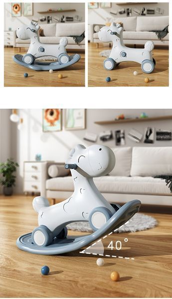 Коник-гойдалка 2в1 Terrio &ldquo;Poni&rdquo; Рожевий TK-740P фото