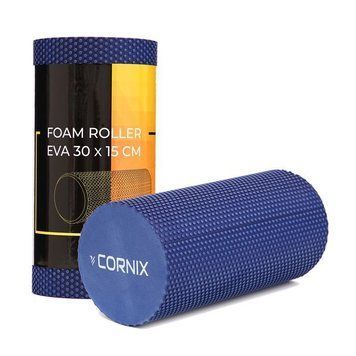 Масажний ролик Cornix EVA+ 30 x 15 см (валик, роллер) XR-0299 Navy Blue 143243-2692 фото