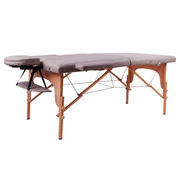 Масажний стіл inSPORTline Taisage 2-Piece Wooden сірий 9406-3 фото