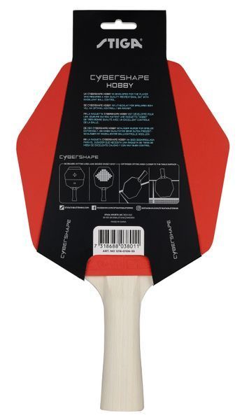 Ракетка для настільного тенісу Stiga Cybershape Hobby FL (1216-0106-35) 148092-1285036 фото