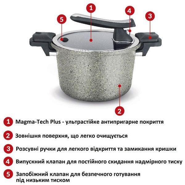 Скороварка Flonal Monolite 6 л (FLOPECV24) 149319-1106821 фото