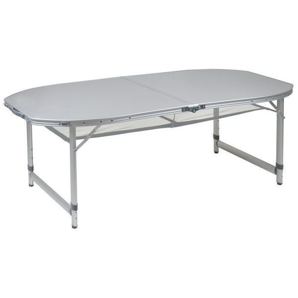 Стіл Bo-Camp Premium Oval 150x80 cm Grey (1404405) 108831-1106821 фото