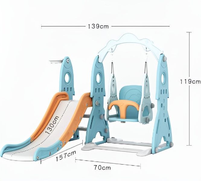 Ігровий комплекс 3в1 Terrio &ldquo;Space&rdquo; Червоно-синій 22385-163765 фото