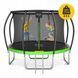 Батут із внутрішньою сіткою 4FIZJO PRO 12FT 374 см Black/Green (P-5907739314185) P-5907739314185 фото 8