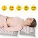 Килимок акупунктурний з подушкою 4FIZJO Eco Mat XL Аплікатор Кузнєцова Grey/Pink (P-5907739313607) 154236-2692 фото 8
