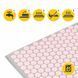 Килимок акупунктурний з подушкою 4FIZJO Eco Mat XL Аплікатор Кузнєцова Grey/Pink (P-5907739313607) 154236-2692 фото 7