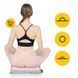 Килимок акупунктурний з подушкою 4FIZJO Eco Mat XL Аплікатор Кузнєцова Grey/Pink (P-5907739313607) 154236-2692 фото 6