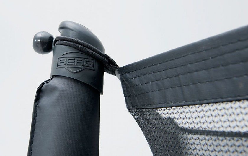 Батут BERG Favorit Regular 270 Grey з захисною сіткою Safety Net Comfort Арт. 35.09.33.00 42520-3103 фото