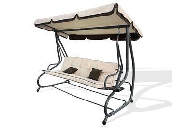 Садова розкладна гойдалка FunFit Relax Plus Beige 17750-3101 фото