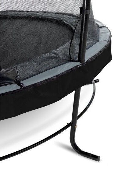 Батут для дорослих і дітей EXIT Elegant 427 cm black з захисною сіткою (Нідерланди) 09.10.14.00 фото