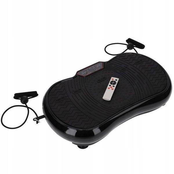 Віброплатформа для тренувань 4FIZJO Pro+ з пультом та еспандерами Black (P-5907739319524) P-5907739319524 фото