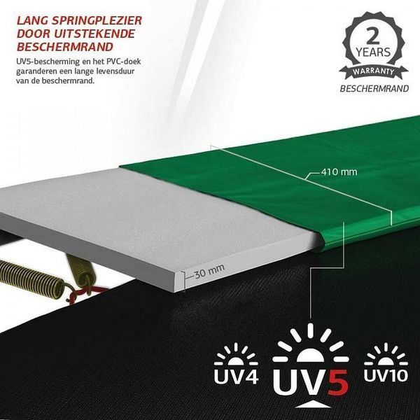 Грунтовий батут BERG Ultim Champion FlatGround 330 Grey (330*220 см) 102185-3103 фото