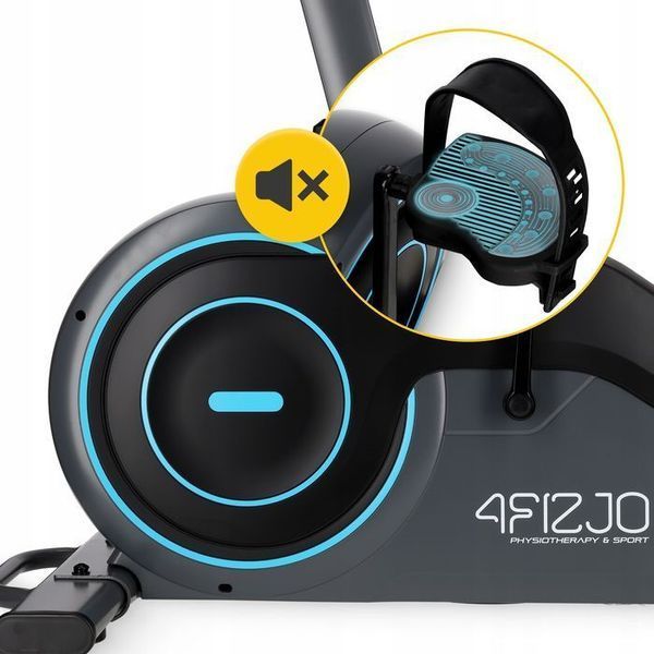 Велотренажер магнітний 4FIZJO Pro+ Black/Blue (P-5905973401630) 154701-2692 фото