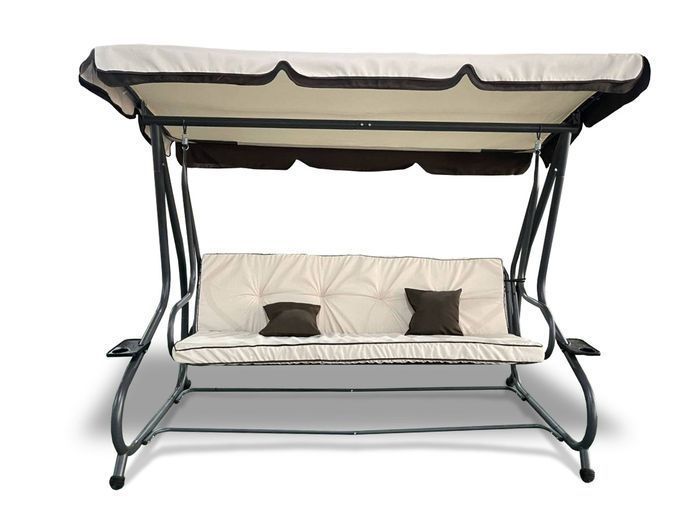 Садова розкладна гойдалка FunFit Relax Plus Beige 17750-3101 фото