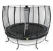 Батут для дорослих і дітей EXIT Elegant 427 cm black з захисною сіткою (Нідерланди) 09.10.14.00 фото 2
