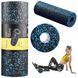 Масажний ролик 4FIZJO EPP PRO+ 45 x 14.5 см (валик, роллер) гладкий Black/Blue (P-5907222931141) 154254-2692 фото 5