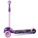 Самокат дитячий триколісний Ricokids Piko з LED колесами рожево-фіолетовий 765013 фото 4