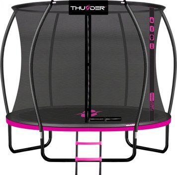 Батут THUNDER INSIDE ULTRA з внутрішньою сіткою 6 футів 185 см чорно-рожевий INSIDE-ULTRA-6FT-PINK фото