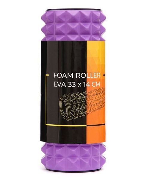 Масажний ролик Cornix EVA 33 x 14 см (валик, роллер) XR-0338 Violet 143166-2692 фото