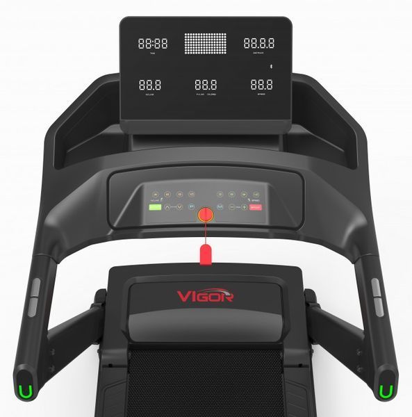 Бігова доріжка електрична Vigor MTT2520DC з шириною полотна 52 см MTT2520DC фото