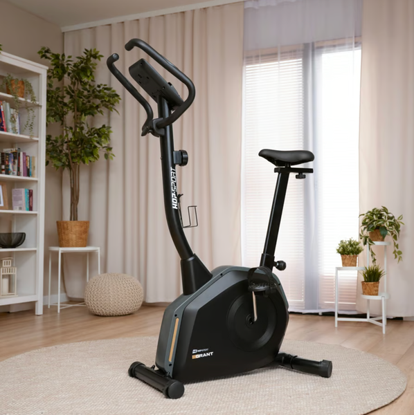 Велотренажер Hop-Sport HS-4000H Grant чорно-золотистий 5902308237438 фото