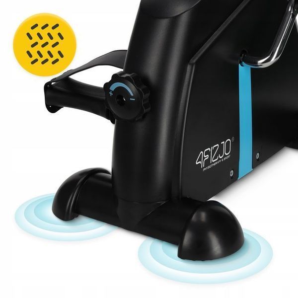 Міні велотренажер 4FIZJO Evo 2 в 1 для рук та ніг Black/Blue (P-5905973401692) 154702-2692 фото