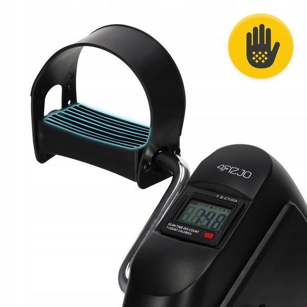 Міні велотренажер 4FIZJO Evo 2 в 1 для рук та ніг Black/Blue (P-5905973401692) 154702-2692 фото