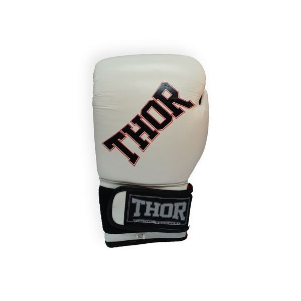 Рукавички боксерські THOR RING STAR 10oz / шкіра / біло-червоно-чорні 3210-1888 фото