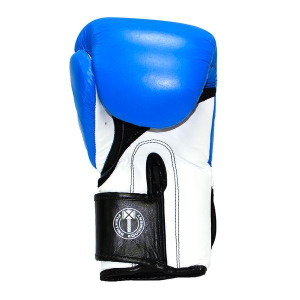 Рукавички боксерські THOR PRO KING 10oz / PU / синьо-біло-чорні 149480-1888 фото