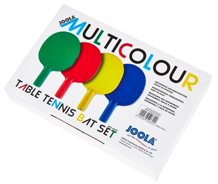Набір для настільного тенісу Joola Multicolour 4 Bats (54830) 108720-1285036 фото