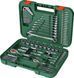 Bosch Набір інструментів, 1/2", 1/4", 132шт, CrV 1.600.A02.Z9B фото 1