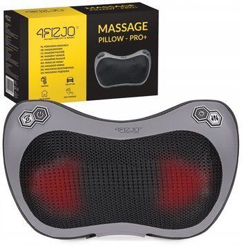 Подушка-масажер 4FIZJO Shiatsu Pro+ Black (P-5907739319159) P-5907739319159 фото