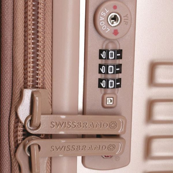 Валіза Swissbrand Rome (M) Rose Gold (SWB_LHROM003M) 103261-1106821 фото