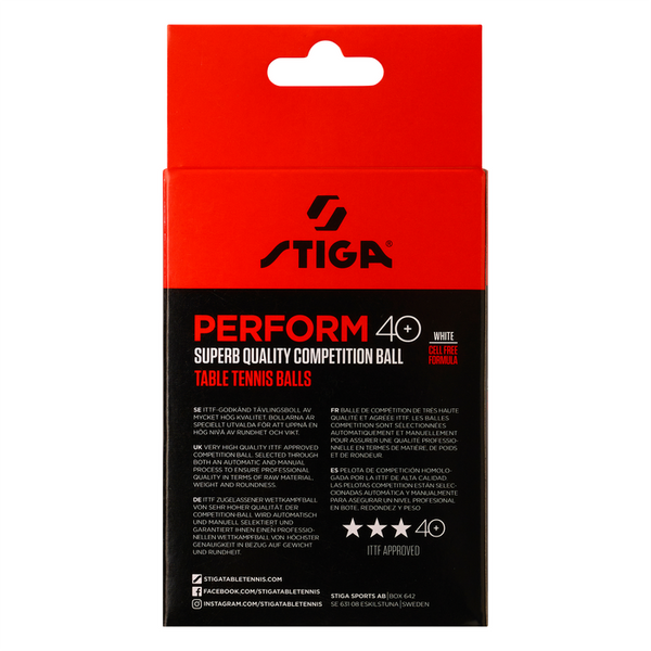 М'ячі для настільного тенісу Stiga Perform ABS 6 шт (1113-2110-06) 145071-1285036 фото