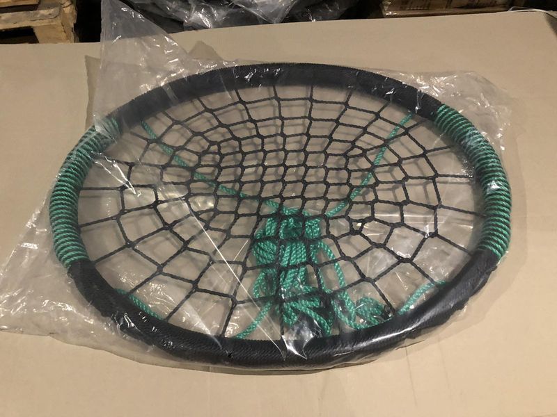 Дитячі гойдалки Гніздо OVAL NEW 108 x 83 см Зелено-чорний 142176-126860 фото
